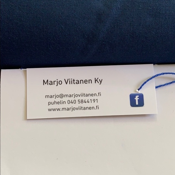 Upcycled leather notebook w/ tie closure - NWOT - Picture 4 of 6